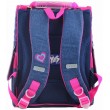 Рюкзак шкільний каркасний YES H-11 Hearts blue, 33.5х26х13.5 - poz 555208