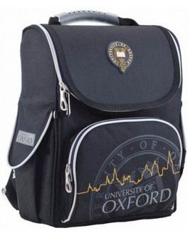 Рюкзак шкільний каркасний YES H-11 Oxford black, 34х26х14 - poz 553294