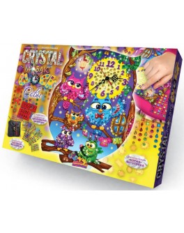 Набір для творчості Danko Toys годинник Crystal Mosaic Clock - mlt Crystal Mosaic Clock