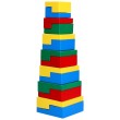 Дерев'яна пірамідка Головоломка 14 елементів, Komarovtoys - kom 334