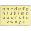 Настінний набір для освоєння написання великих літер латинського алфавіту Viga Toys (50858)