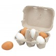 Іграшкові дерев'яні продукти Viga Toys Яйця в лотку, 6 шт. (59228)
