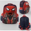 Рюкзак шкільний Людина павук 3D принт, 1 відділення, 2 кишені, дихаюча спинка (С 43635)