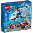 Конструктор LEGO City Погоня на поліцейському гелікоптері (60243)