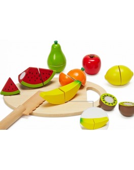 Дерев'яна іграшка Classic World Дошка з фруктами на липучках (2824)
