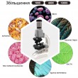 Мікроскоп дитячий збільшення 100Х-400Х-1200х з аксесуарами (2510)