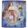 Лялька шарнірна Emily шатенка в рожевій сукні з аксесуарами 30 см (QJ 087 A)
