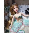 Лялька шарнірна Emily блондинка в бірюзовому платті з аксесуарами 30 см (QJ 088 A)