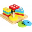Дерев'яна іграшка Vivi Wood Toy Геометрика сортер 4в1 (MD 1191)
