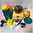 Кухня дитяча Beiwings з парою, плита, посудка, з тістом для ліплення (199-1 B)