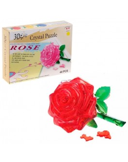 Пазл 3D пластиковий Троянда Crystal Puzzle