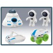 Ігровий набір Космічна станція зі світлом, 2 космонавтами, наліпками, капсулою та аксесуарами (BBQ 550-50 A)