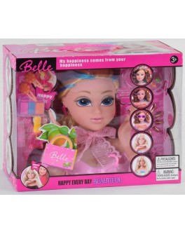 Лялька манекен Belle для зачісок та макіяжу (8869-12)