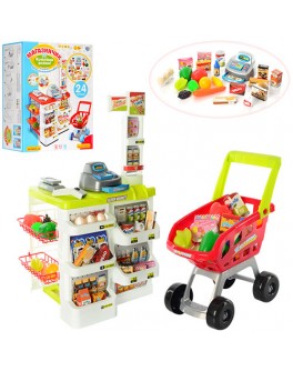 Супермаркет дитячий, каса, візок та сканер (668-01-03) - mpl 668-01-03