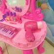 Дитячий туалетний столик-трюмо зі стільчиком і з піаніно, 12 мелодій (661-36)