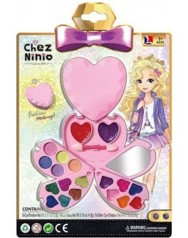 Набір косметики для дівчаток Chez Ninio 3 рівня, блиски, тіні, блискітки (71002 A)