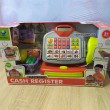 Дитячий ігровий касовий апарат з кошиком, продуктами, звук, світло (66077)