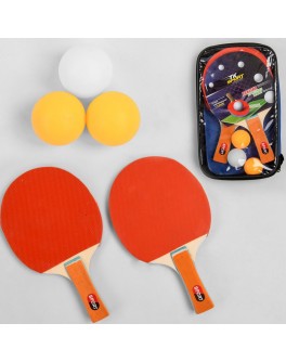 Теніс настільний пінг-понг TK Sport 2 ракетки, 3 кульки, в чохлі (C 44850)