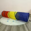 Тунель-труба дитячий триколірний ігровий 180 см (0056)