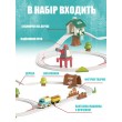 Дитяча іграшка трек із вантажівкою лісова пригода, магнітне з’єднання, 33 елементи  