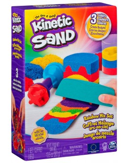 Набір піску для дитячої творчості Kinetic Sand Райдужний мікс (71474)