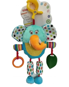 Брязкальце Слоненя Bimbo мелодія вітру прорізувач, елементи, що шаршать (C 51203) Брязкальце Слоненя Bimbo мелодія вітру прорізувач, елементи, що шаршать (C 51203)