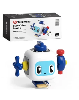 Розвиваючий бізікуб Busy Cube для дітей 2 рівень Top Bright (121060) Розвиваючий бізікуб Busy Cube для дітей 2 рівень Top Bright (121060)