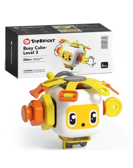 Розвиваючий бізікуб Busy Cube для дітей 3 рівень Top Bright (121061) Розвиваючий бізікуб Busy Cube для дітей 3 рівень Top Bright (121061)
