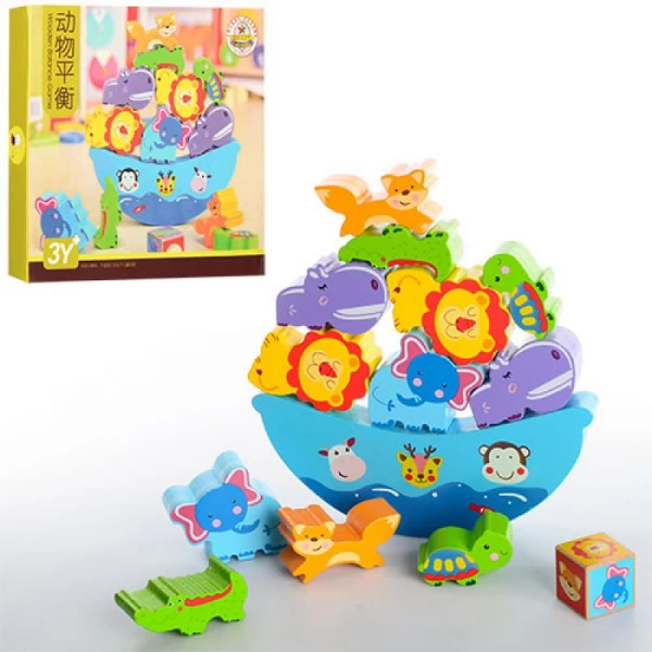 Деревянная игра-балансир Ноев Ковчег (MD 1016) - ves MD 1016