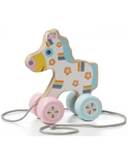 Деревянная игрушка Cubika Лошадка-каталка (12015) - cub 12015