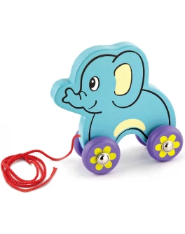 Деревянная игрушка-каталка Viga Toys Слоник