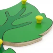 Рамка-вкладиш Монтессорі з дерева Лист і його частини Lam Toys 7 деталей (1448)