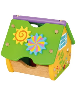 Дерев'яний конструктор Viga Toys Веселий будиночок (59485)