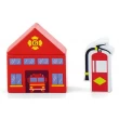 Дерев'яна іграшка дод. набір до залізниці Viga Toys Пожежна станція (50815)