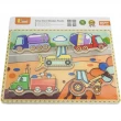 Дерев'яна рамка-вкладиш Viga Toys Спецмашини (56439) - afk 56439