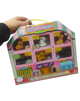 Набір Зоомагазин 6 тваринок з аксесуарами (882)