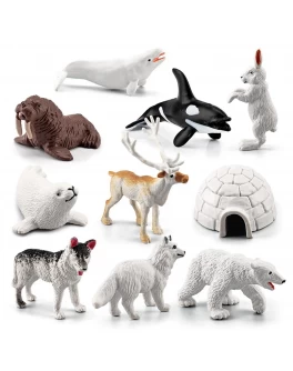 Набір фігурок тварин Полярний світ, 10 елементів (YJ 813)