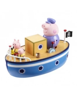 Ігровий набір Peppa - МОРСЬКЕ ПРИГОДИ (кораблик, 3 фігурки) - KDS 15558