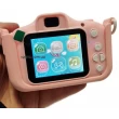 Дитячий фотоапарат 2 в 1 Єдиноріг Babycamera з екраном та іграми в чохлі, рожевий (C 56662)