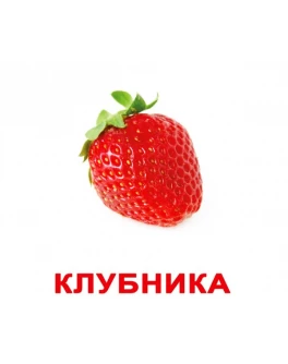 Картки Домана Ягоди російська мова Вундеркінд з пелюшок