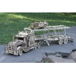 Механический 3D пазл Прицеп-автовоз с джипом (дополнение к Биг Риг), Wood Trick - WT 4820195190272