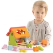 Деревянный сортер Левеня Домик Cubika (11599) - cub 11599