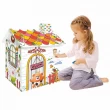 Картонний ігровий будиночок розмальовка для дітей DIY Doodle 34х23х38, кольорові фломастери (Z 030)