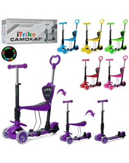 Самокат-беговел 5в1 iTrike JR 3-026-K - mpl JR 3-026-K