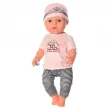 Пупс Baby Born в стильной пижамке и шапочке 