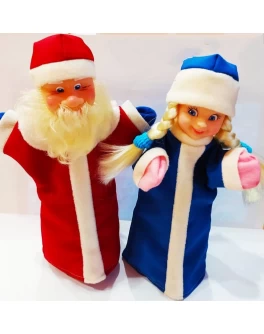 Ляльки-рукавички Дід Мороз і Снігуронька