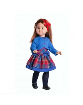 Шарнирная кукла Сандра в синем платье Paola Reina (06548) 60 см. Паола Рейна - kklab 06548