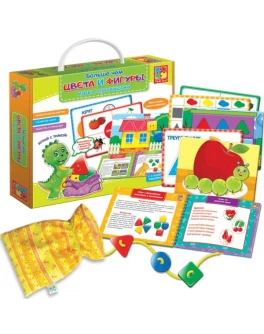 Развивающая игра Vladi Toys Больше чем Цвета и Фигуры (VT2801-10) - VT2801-10|VT2801-20