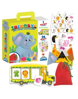 Развивающая игра с мешочком Зверобус Vladi Toys (VT2906-06) - VT2906-02|VT2906-06