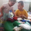 Набір Сенсорні мішечки великий. Гра на відповідність із посібником Hega
